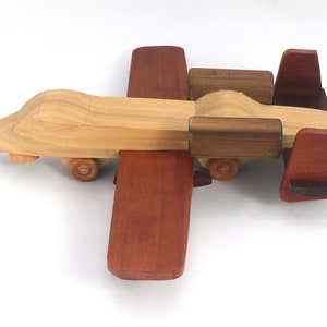 Handmade Wooden Toy Airplane: A-10 Thunderbolt II (aka Warthog) image 10