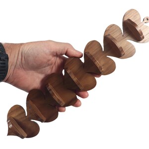 Handmade Rustic Wood Heart Shelf: Vintage Style Home Decor Display - Made To Order image 9