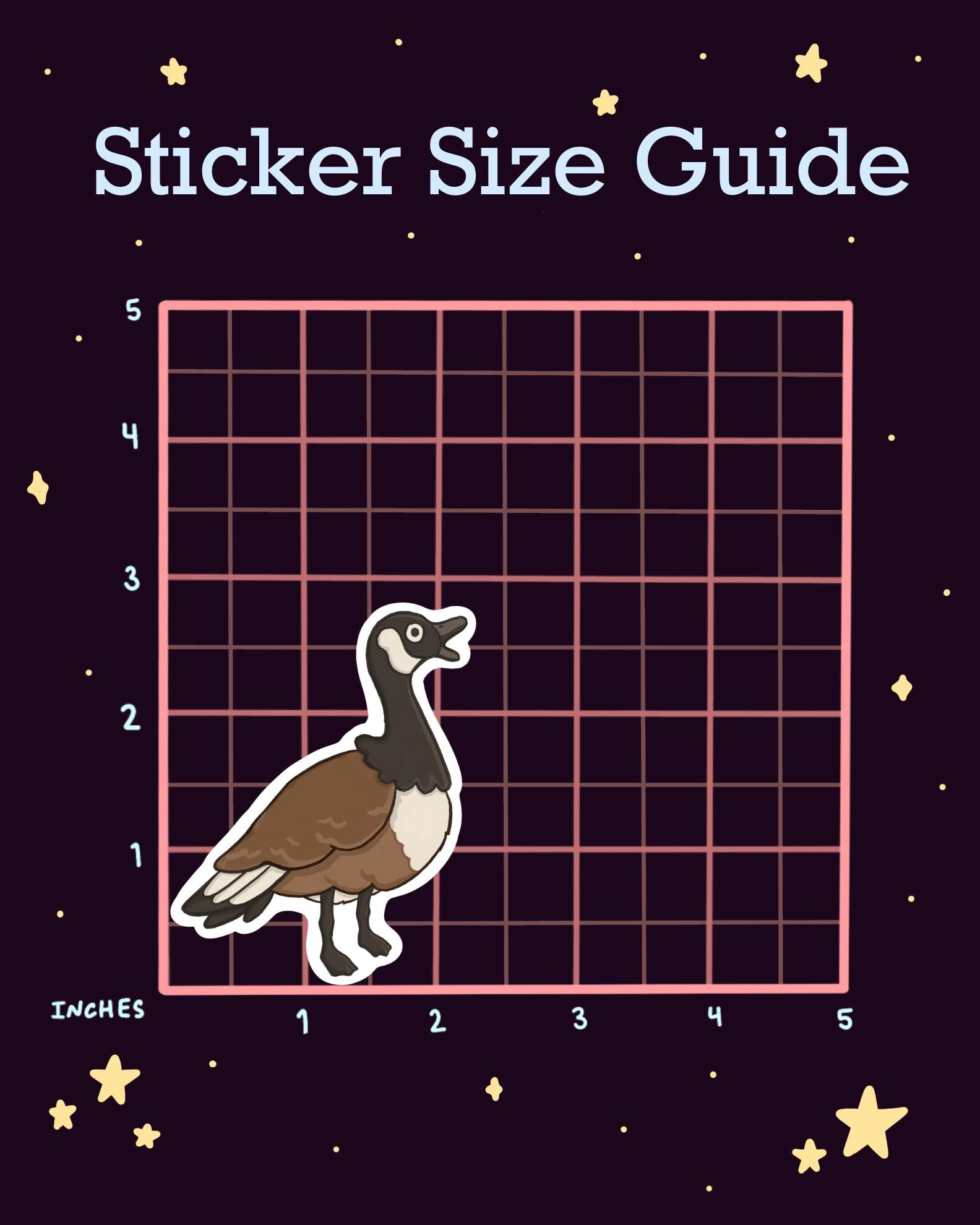 Canadian Goose Vinyl Sticker - Etsy