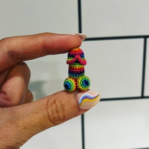 1” Crochet Penis, Micro Penis, Tiny Penis