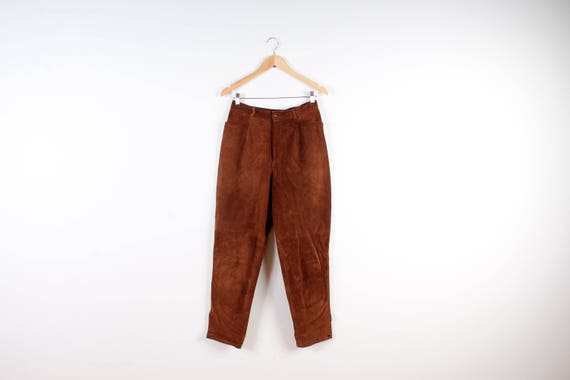 caramel leather pants