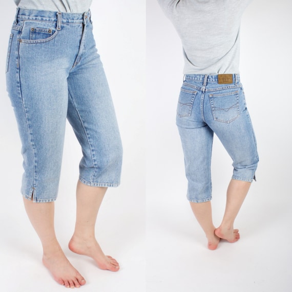 cut off foot jeans