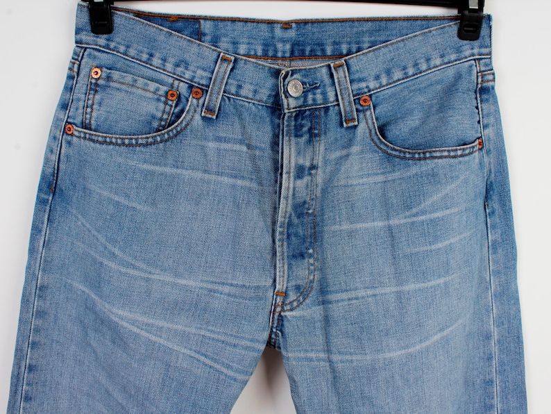 Vintage Levis Jeans / 90s LEVIS 501 Boot Cut Denim Blue Denim - Etsy