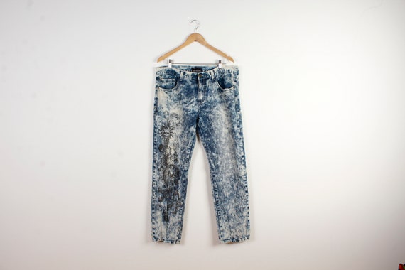 bleached denim