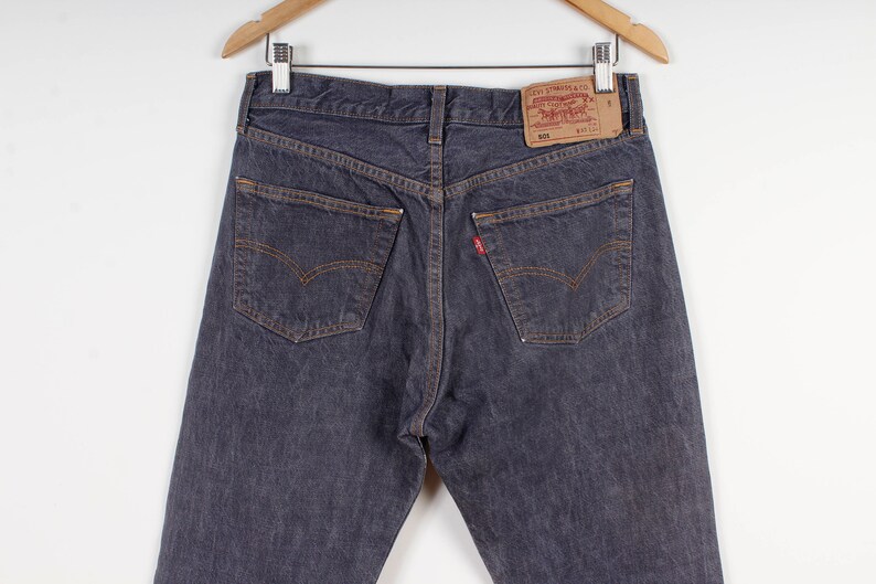 Gray Levis 501 Vintage Levis Jeans Grey Regular Fit Denim - Etsy