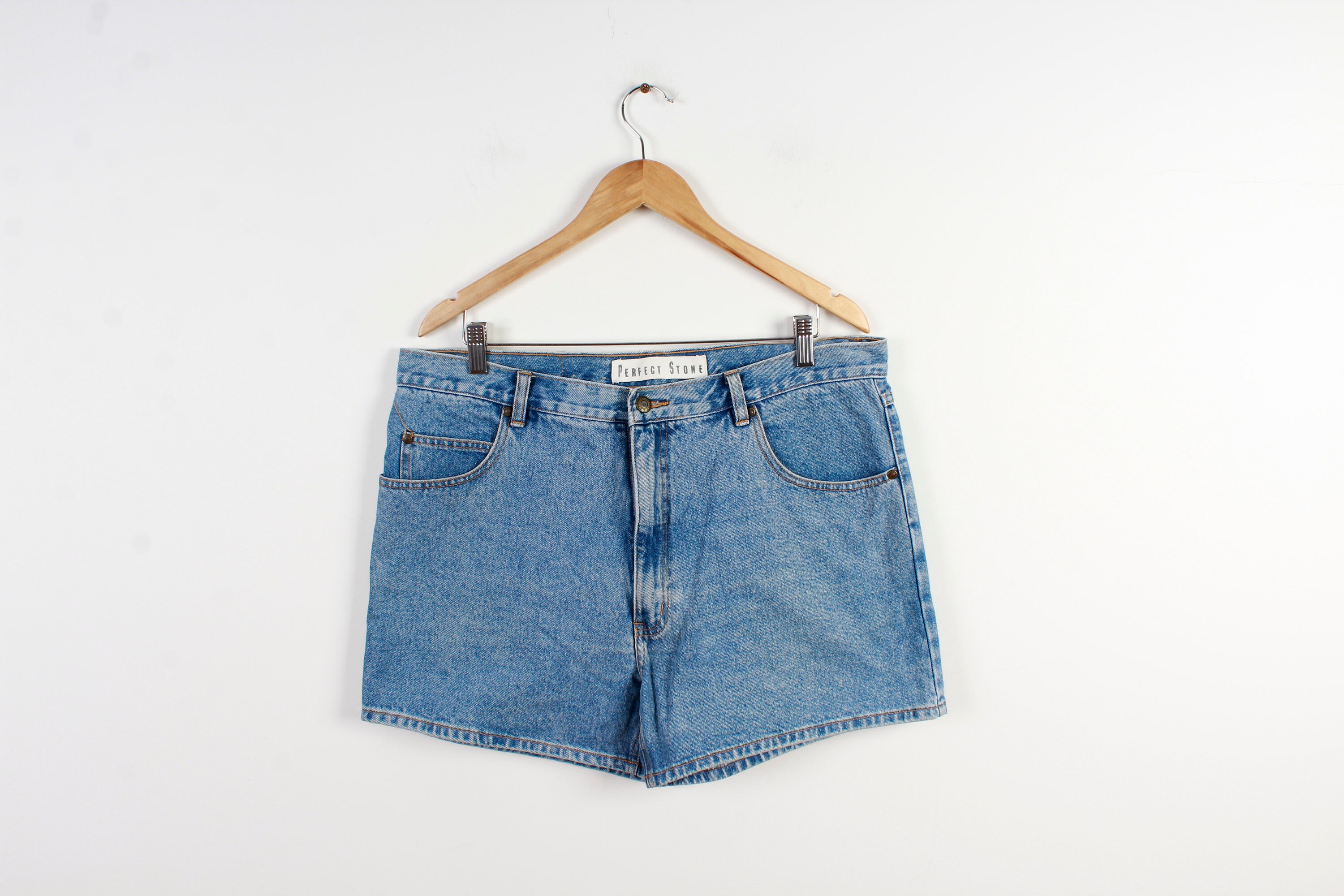 Pantalones cortos de verano vintage sueltos altos para mujer Levi's talla  3XS - 4 azul Reino Unido