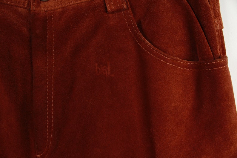 Caramel Brown Leather Pants Vintage Rocker Real Genuine Etsy