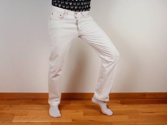 levis white denim