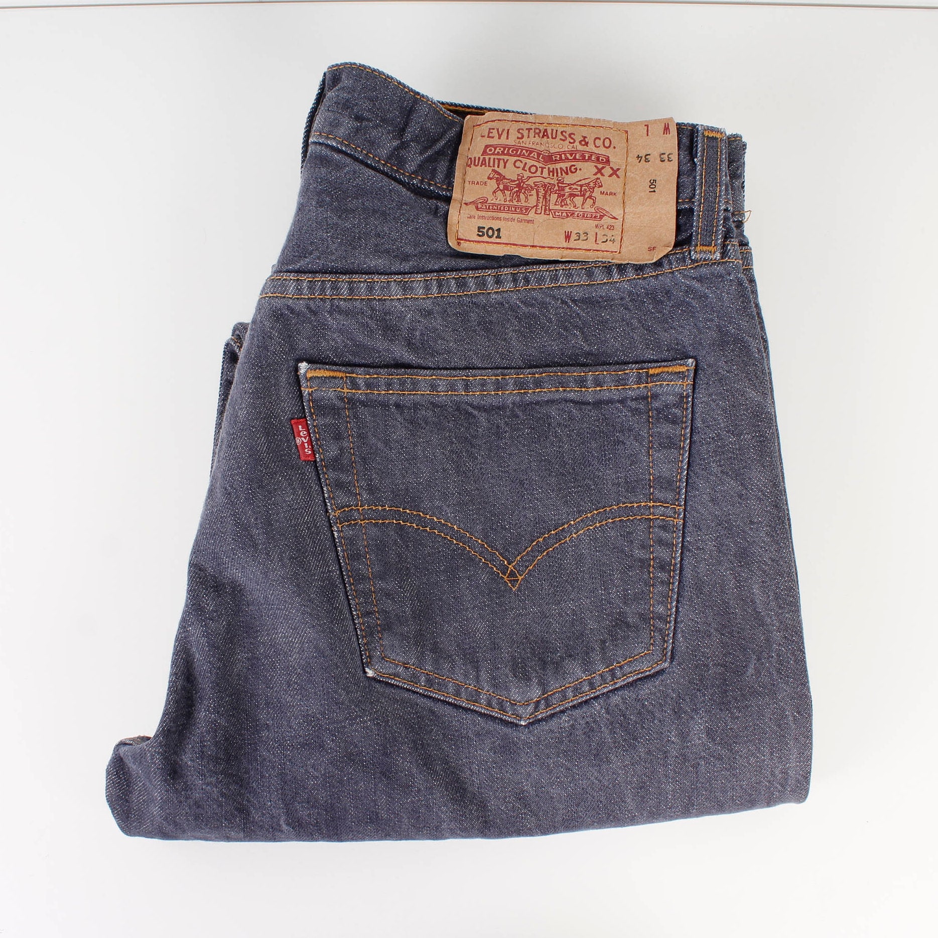 Gray Levis 501 Vintage Levis Jeans Grey Regular Fit Denim Etsy Ireland