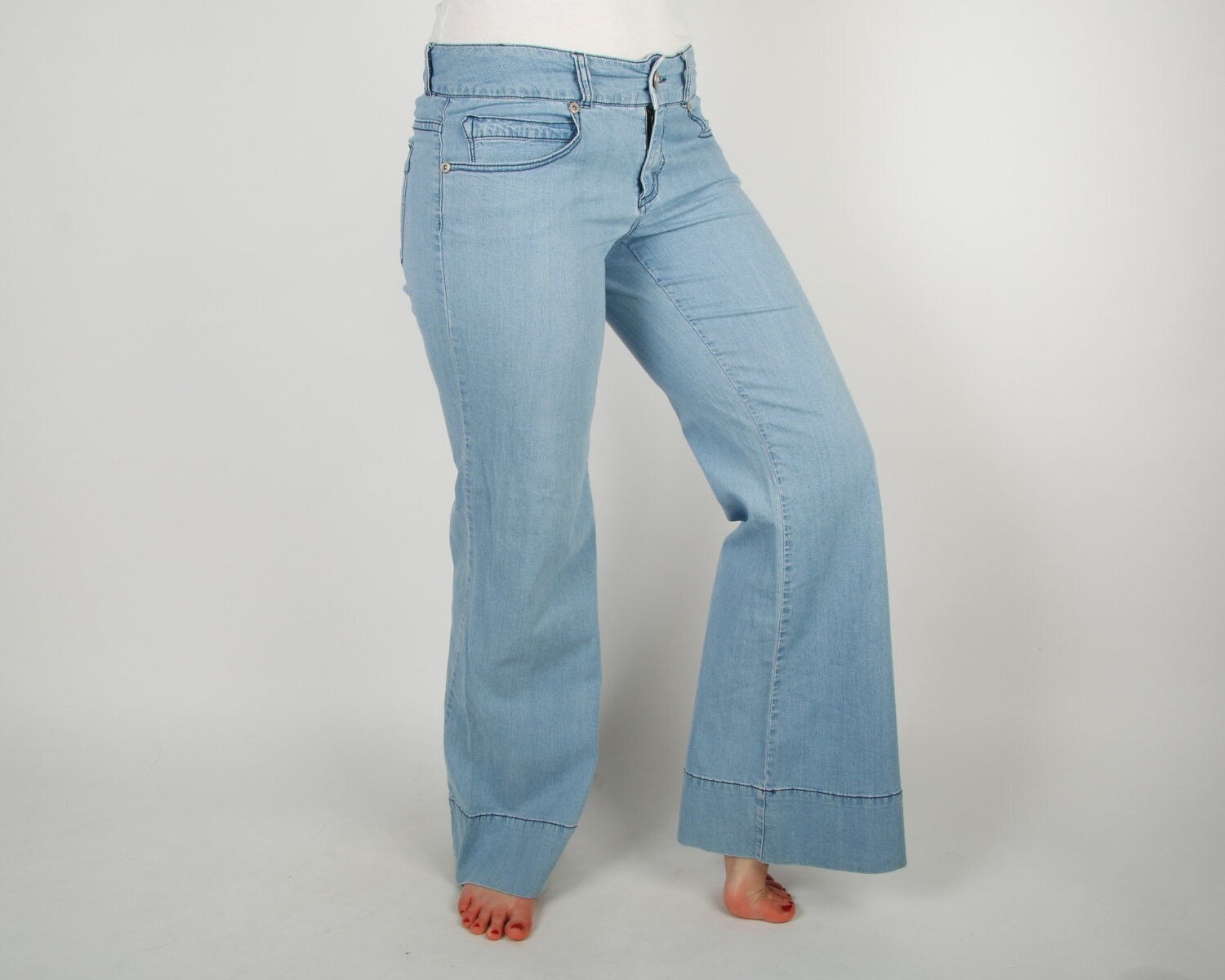 【2plan】Pinata embroidery wide denim pants 2PLAN