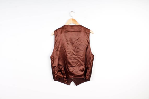 Real Leather Vest Suede Leather Mens Vest Vintage… - image 6