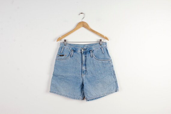 light blue denim shorts womens