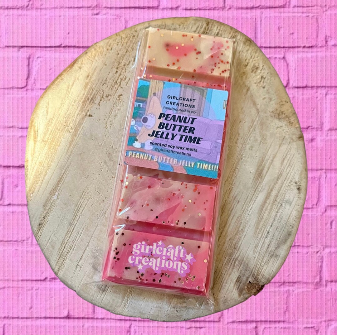 Peanut Butter Jelly Time Scented Soy Wax Snap Bar Wax Melts Etsy