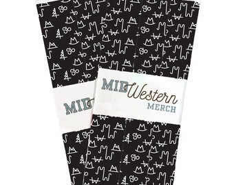 Black Brand Tissue paper