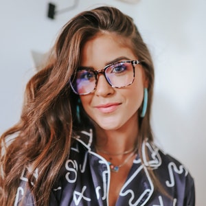 Grey Tortoise Blue Light Blocking Glasses