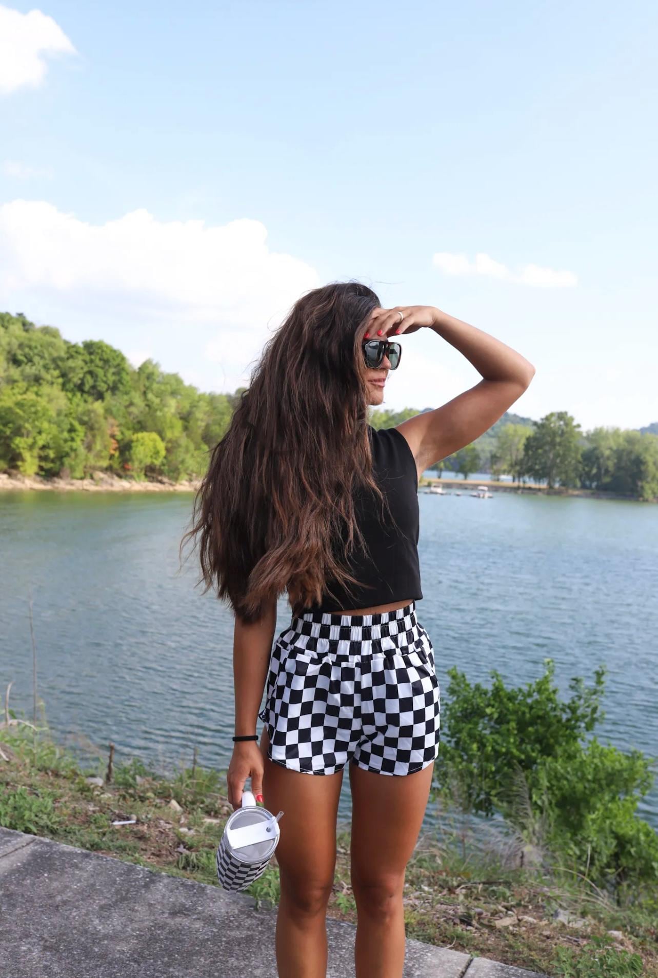 black and white dress shorts Ritzy Girl Mini Dress Black – Giana Rose Couture main image 1