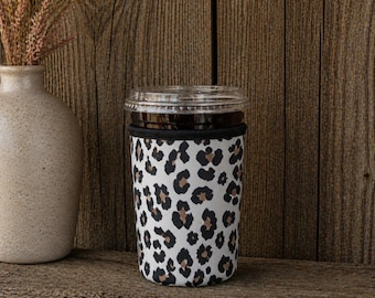Leopard Drink Sleeve Cozy