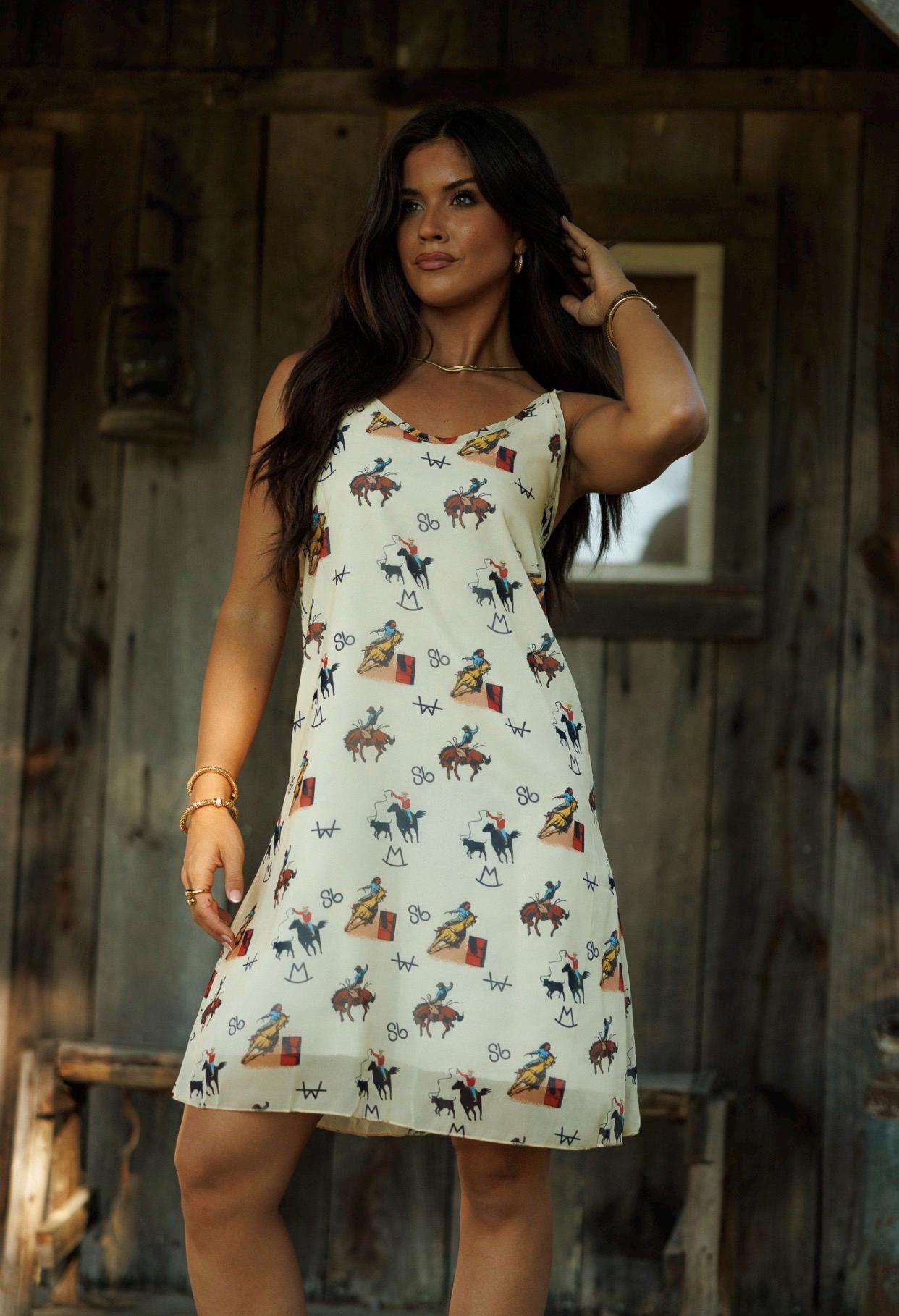 Western Cotton Dress - Etsy