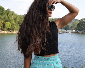 Blue Rainbow Trout Shorts