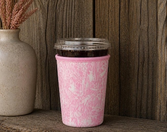 Pink Camo Drink Sleeve Cozy