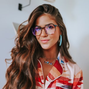 Multi Color Tortoise Blue Light Blocking Glasses