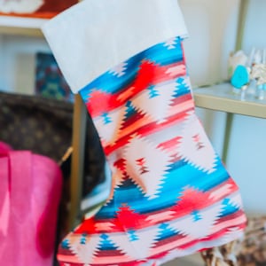 Aztec Christmas Stocking