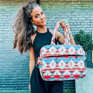 Aztec Puffer Duffel Bag