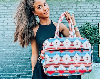 Aztec Puffer Duffel Bag