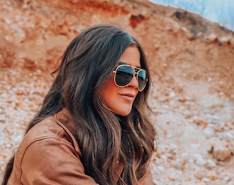 Aviator Gold Sunglasses