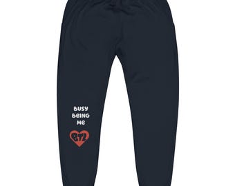 Busy Being Me Adult Fleece Sweatpants