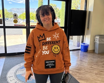 Be Different Be YOU Fidgetpocket Hoodie