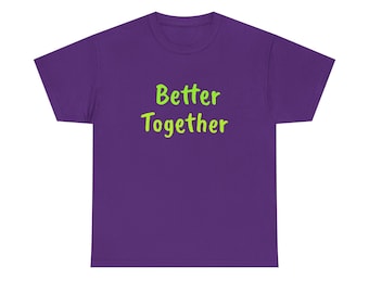 Melhor Juntos, Melhores Amigos (Caninos ou não) - Camiseta Combinando