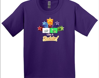 Purple AAC Play Like a Rockstar Tee