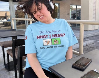 Do You Hear What I Hear AAC Tee for Adults