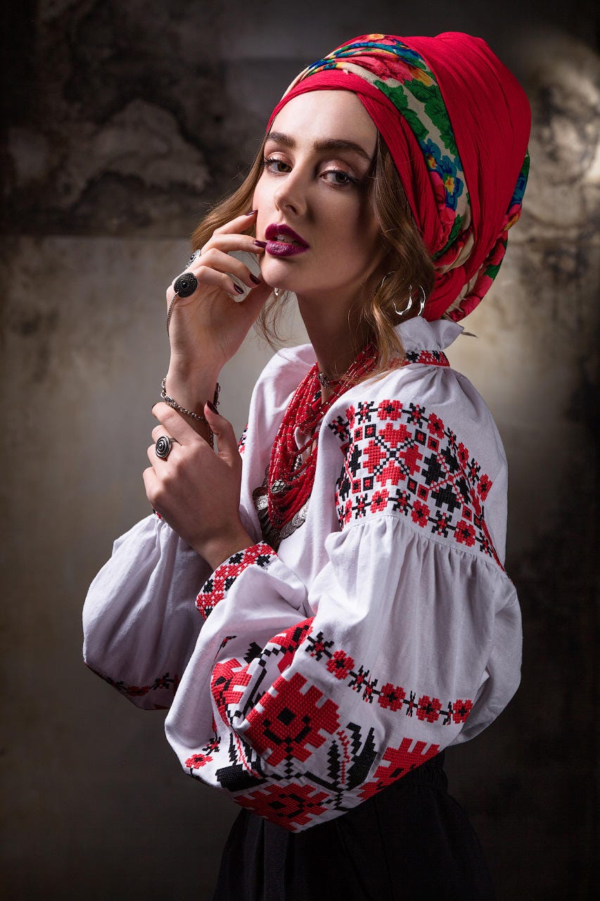 Ukrainian Embroidery Vyshyvanka Blouse Embroidered Blouse - Etsy