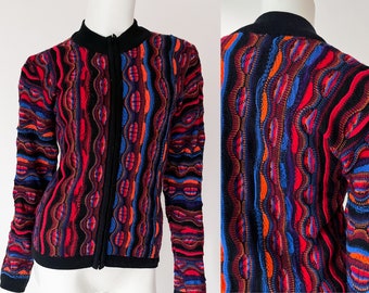 Vintage Purely Australian 100% Merino Wool Coogi Style Sweater