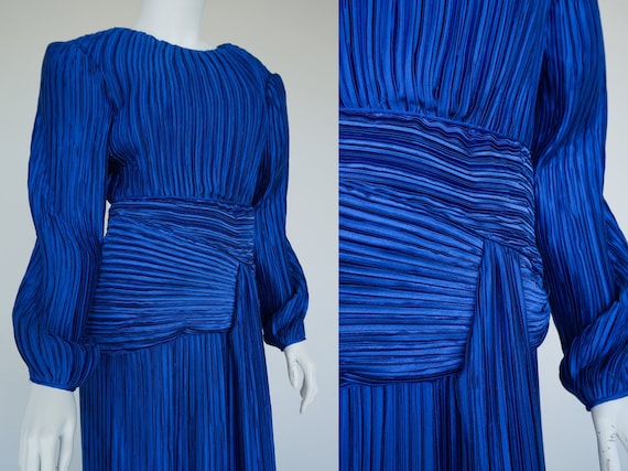 1980s George F. Couture Fortuny Pleat / Plisse Ple