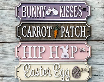 Easter decor / Easter signs / Easter bunny / tiered tray decor / tray signs / Tray decor