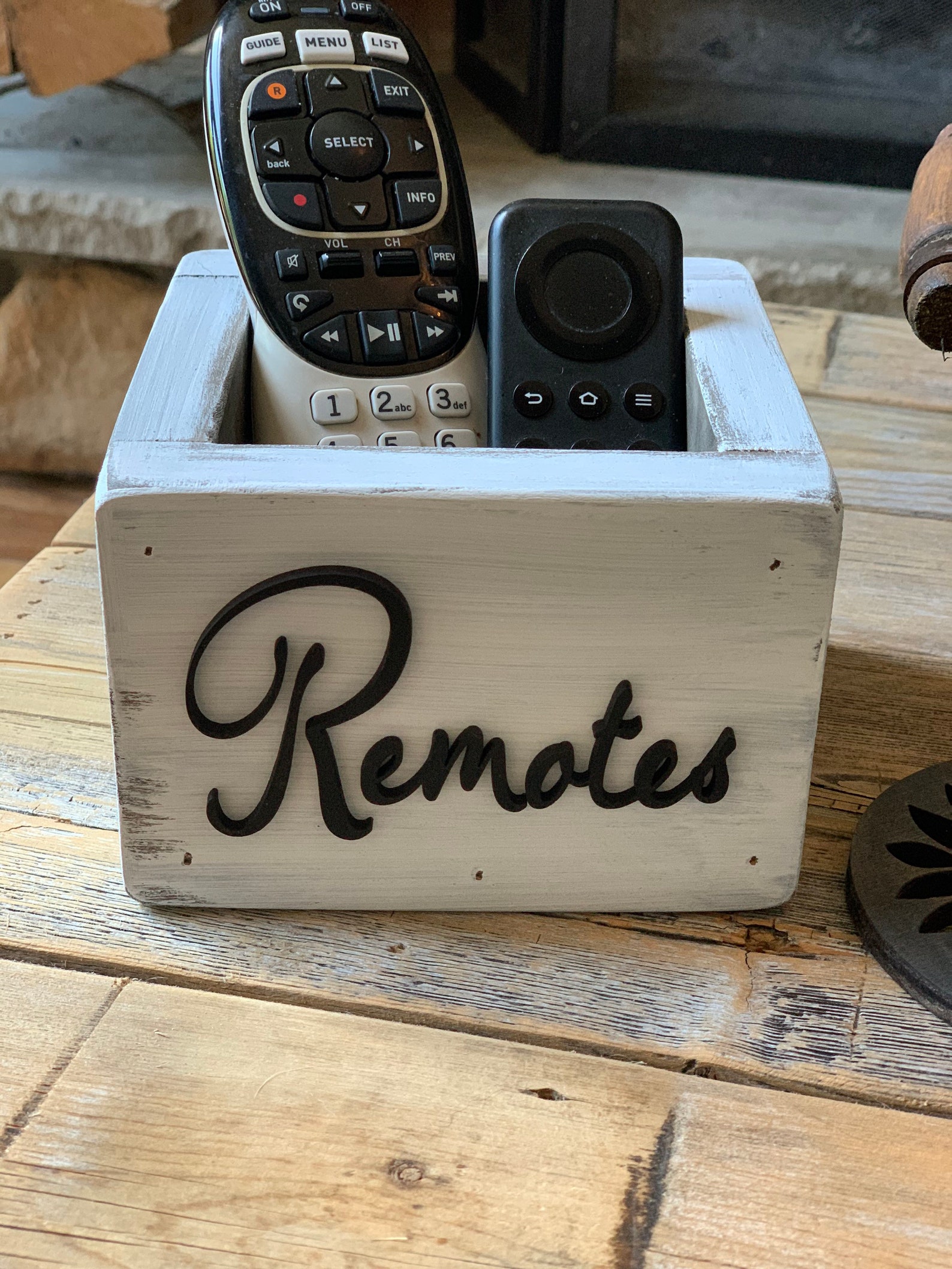 Remote holder / Gifts for Dad / Remote Control Holder / Wood Etsy