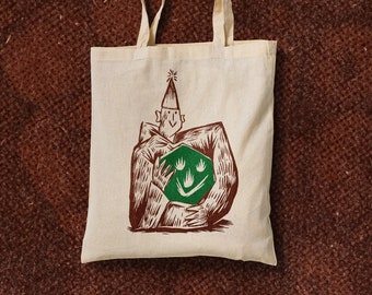 Crystal Ball Wizard Tote Bag