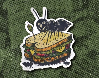 Ant on a Sandwich Sticker