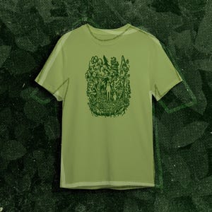 Forest Buddies Linocut Shirt