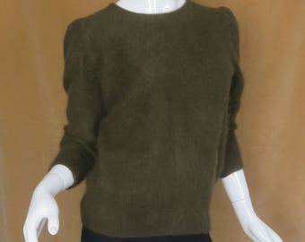 Brown Fuzzy Sweater Size Small