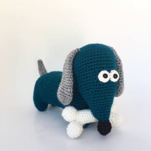 Amigurumi crochet pattern: Dachshund dog