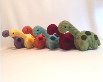 Crochet amigurumi pattern: Dinosaur (brontosaurus)