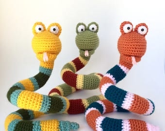 Amigurumi crochet pattern: Snake