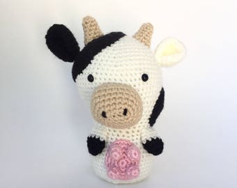 Amigurumi Crochet Pattern : Baby Cow