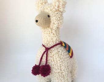 Crochet amigurumi pattern: Llama