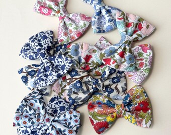 Liberty London Floral Bow Hair Clip, Baby Toddler Barrettes