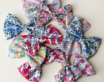 Liberty of London Bow Hair Clips: Baby & Toddler Floral Barrettes